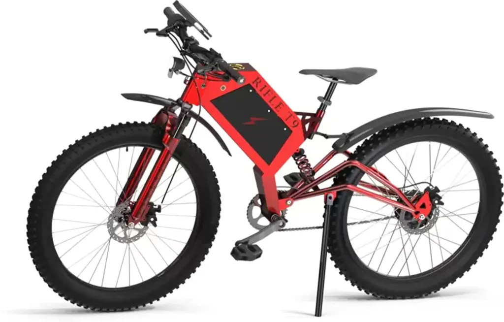 Austhraamotors_Rifle_T9_red_electric_bicycle