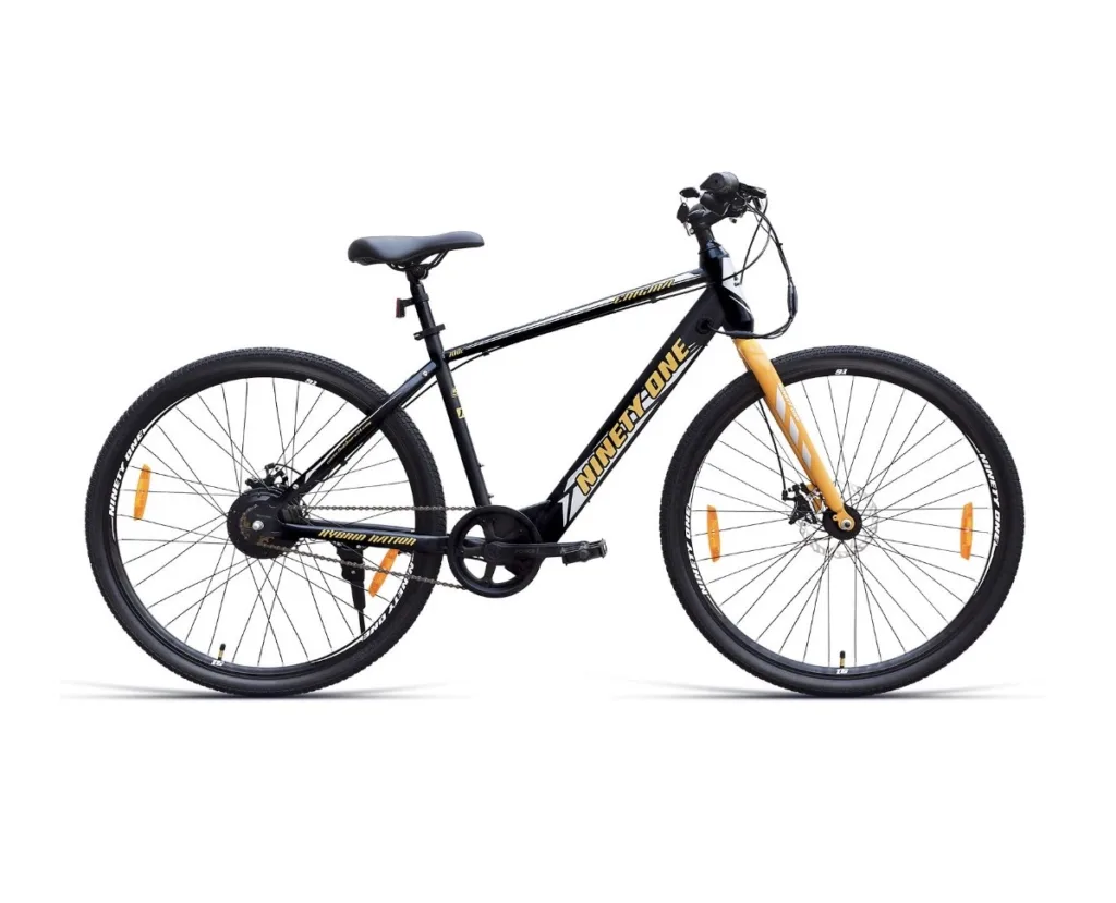 NINETY_ONE_Enigma_Single_Speed_Black_Yellow_electric_bicycle